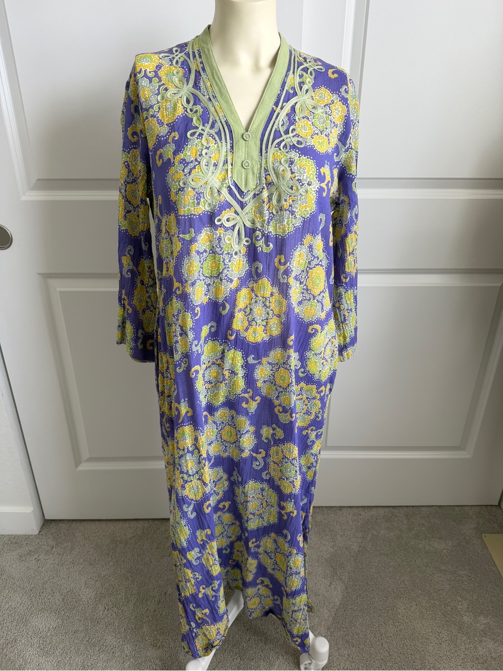 Rare Oscar de la Renta Neiman Marcus Designer Tunic Kaftan XS